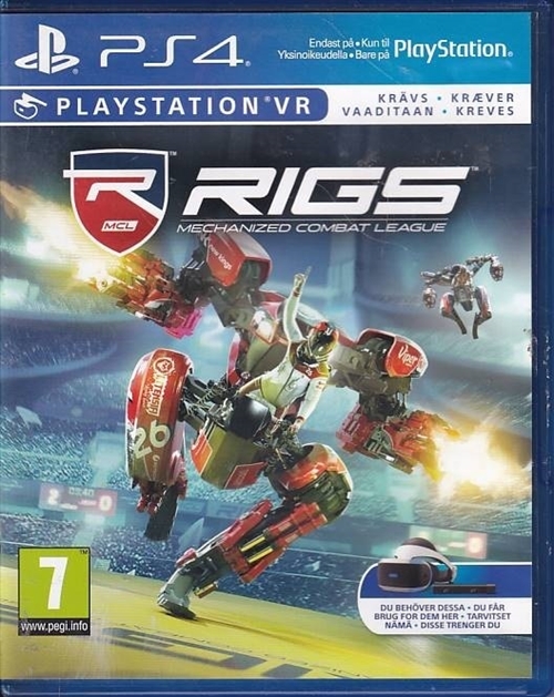 Rigs Mechanized Combat Leauge - PS4 - PS-VR (B Grade) (Genbrug)